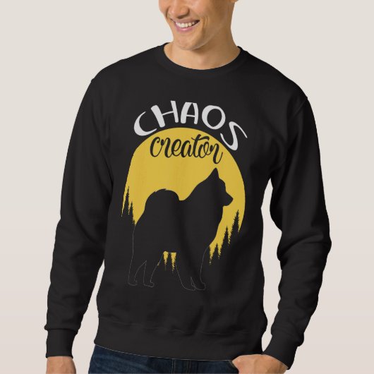 Cloud Spitz German Spitz Retro 12 Sweatshirt (Vorderseite)