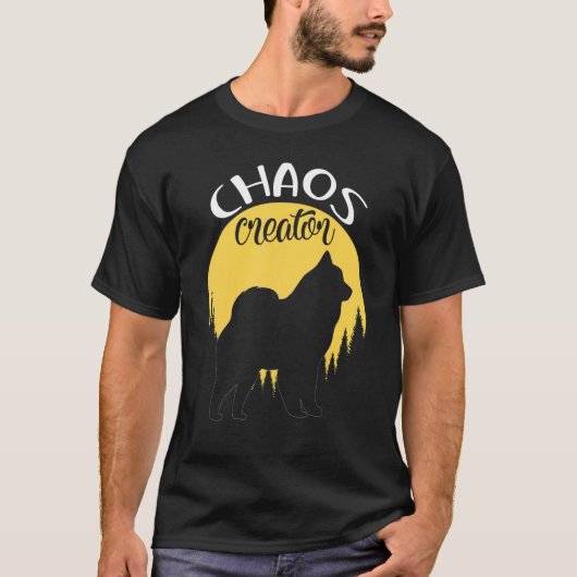 Cloud Spitz German Spitz Retro 12 T-Shirt (Vorderseite)