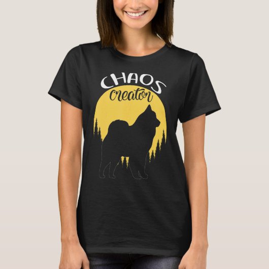 Cloud Spitz German Spitz Retro 12 T-Shirt (Vorderseite)