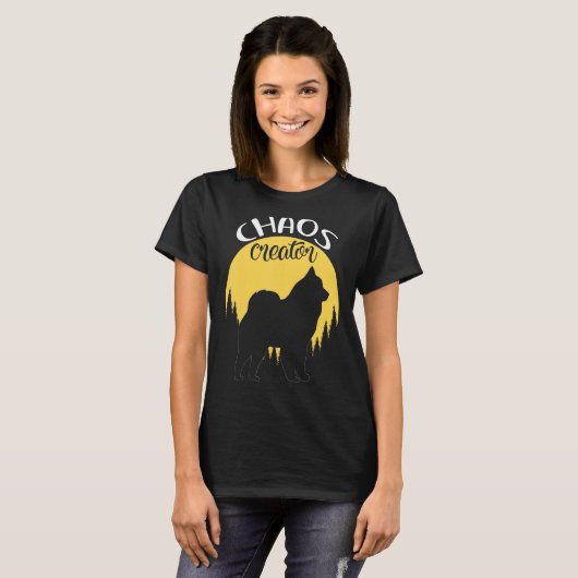 Cloud Spitz German Spitz Retro 12 T-Shirt (Vorne ganz)