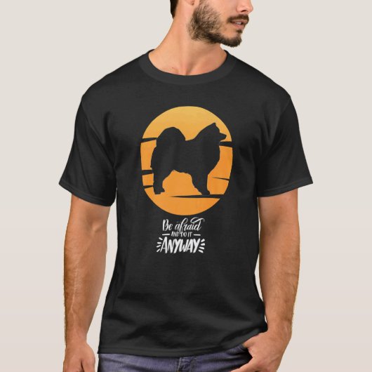 Cloud Spitz German Spitz Retro 18 T-Shirt (Vorderseite)