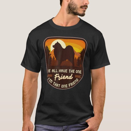 Cloud Spitz German Spitz Retro 2 T-Shirt (Vorderseite)