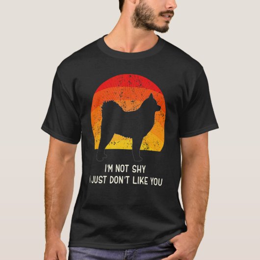 Cloud Spitz German Spitz Retro 3 T-Shirt (Vorderseite)