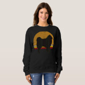 Cloud Spitz German Spitz Retro Sweatshirt (Vorne ganz)