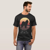 Cloud Spitz German Spitz Retro T-Shirt (Vorne ganz)