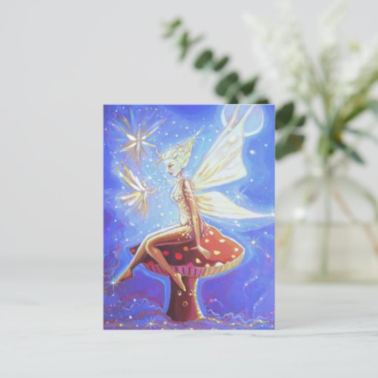 Cloud Sprites Postcards Postkarte (Stehend Vorderseite)