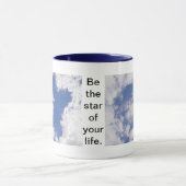 Cloud-Stars-Bildvorlage Tasse (Zentrum)