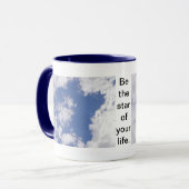Cloud-Stars-Bildvorlage Tasse (Vorderseite Links)