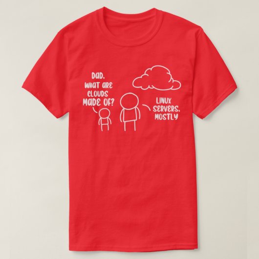 Cloud Storage Data Server Information Technology C T-Shirt (Design vorne)