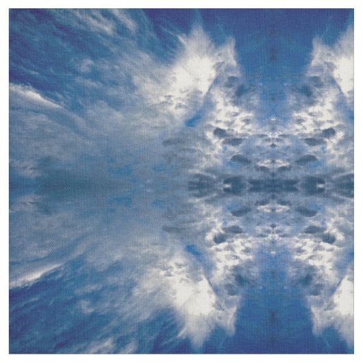 Cloud Streams Abstrakt Stoff (Nahaufnahme)