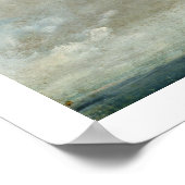 Cloud-Studie, 1821 (auf Papier aufgestelltes Öl Poster (Ecke)