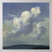 Cloud-Studie, 1832 Poster (Vorne)