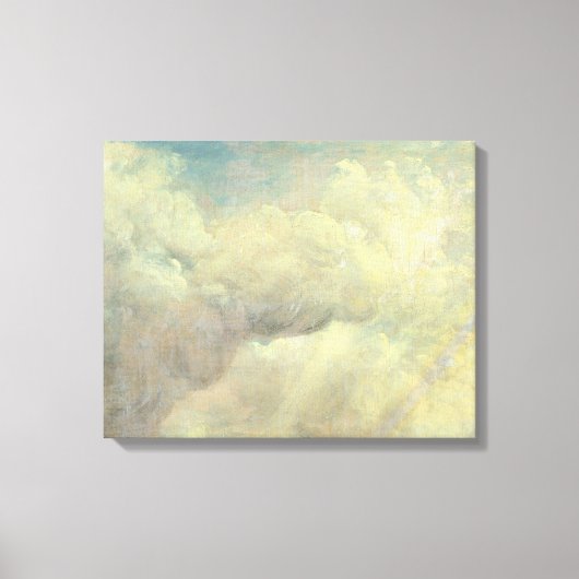 Cloud-Studie, c.1821 (Öl auf Leinwand) Leinwanddruck (Vorderseite)