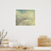 Cloud-Studie, c.1821 (Öl auf Leinwand) Poster (Küche)