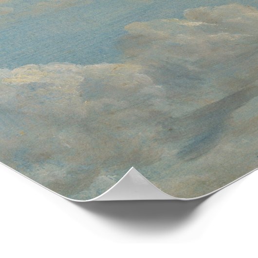 Cloud-Studie - John Constable Poster (Ecke)