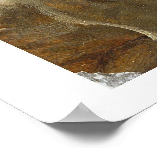 Cloud-Studie mit Bäumen, 1821 (Öl auf Papier geleg Poster (Ecke)