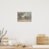 Cloud-Studie: Sturmy Sunset - Constable Poster (Küche)