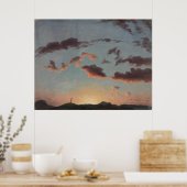 Cloud-Studie (Wolken im Himmel) (von Knud Baade) Poster (Küche)