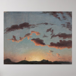 Cloud-Studie (Wolken im Himmel) (von Knud Baade) Poster