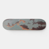Cloud-Studie (Wolken im Himmel) (von Knud Baade) Skateboard (Horizontal)