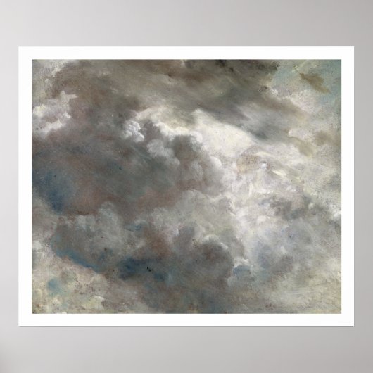 Cloud Study, 1821 Poster (Vorne)