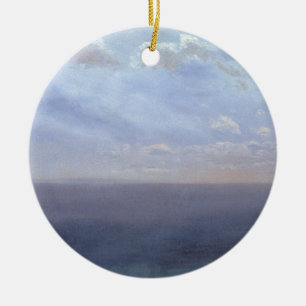 Cloud Study with Sea and Sky - Albert Bierstadt Keramik Ornament