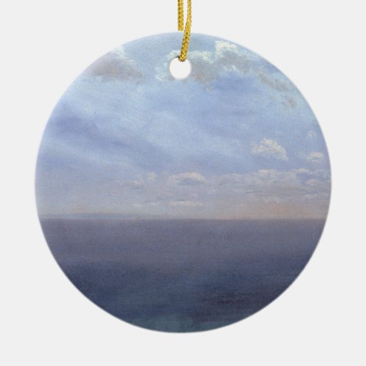 Cloud Study with Sea and Sky - Albert Bierstadt Keramik Ornament (Vorne)