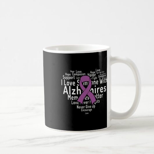 Cloud Support Alzheimerheimer Heimers Bewusstsein Kaffeetasse (Rechts)