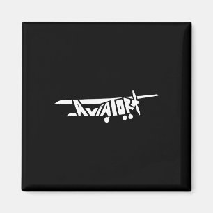 Cloud Surfing Apparel Pilot Aviator Flugzeug Vorau Magnet