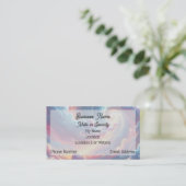Cloud Swirl Business Card Visitenkarte (Stehend Vorderseite)