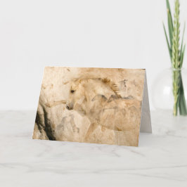 Cloud the Defender, 5" x 7" geklappte Grußkarte Karte