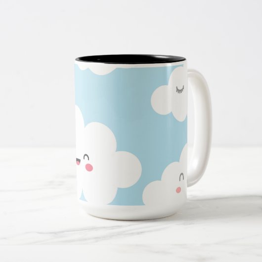 Cloud Theme Classic Tasse (VorderseiteRechts)