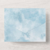 Cloud Theme Einladungen - Kopf in den CLOUDS (Rückseite)