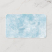 Cloud Themed Enclosure Cards - Kopf in CLOUDS Begleitkarte (Rückseite)