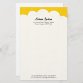 Cloud Top - Amber Briefpapier (Vorne/Hinten)