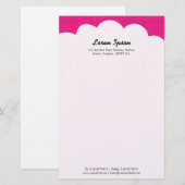 Cloud Top - Crimson Briefpapier (Vorne/Hinten)