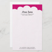 Cloud Top - Deep Crimson Briefpapier (Vorne/Hinten)