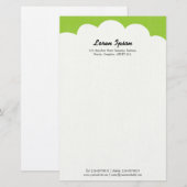 Cloud Top - Martian Green Briefpapier (Vorne/Hinten)