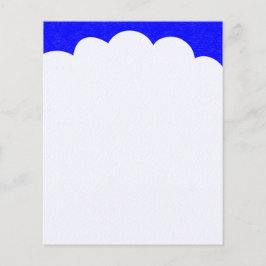Cloud Tops - Blau II Flyer