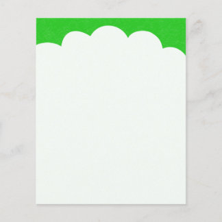 Cloud Tops - Grün Flyer