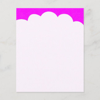 Cloud Tops - Magenta Flyer