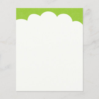 Cloud Tops - Martian Green Flyer