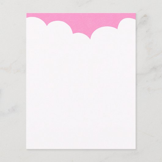 Cloud Tops - Rosa Flyer (Hinten)