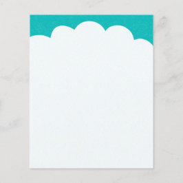 Cloud Tops - Türkis Flyer