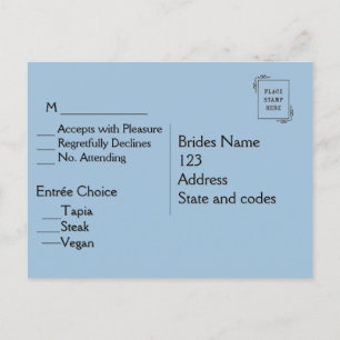 Cloud-UAWG mit Menüauswahl Einladungspostkarte