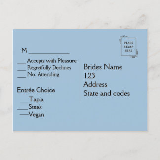 Cloud-UAWG mit Menüauswahl Einladungspostkarte