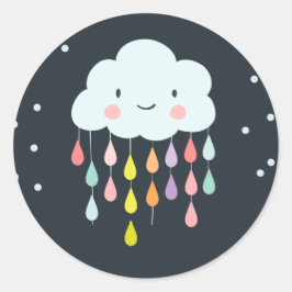 Cloud Umschlag Aufkleber Aufkleber Babydusche Spri