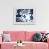 Cloud und Sun #4 Stretched Canvas Print Leinwanddruck (Insitu (Wohnzimmer))