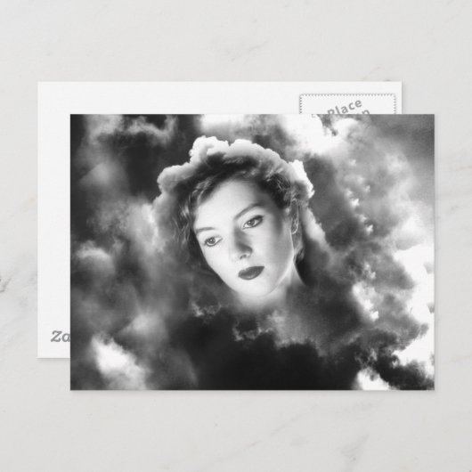 Cloud-Vision Postkarte (Vorne/Hinten)