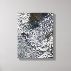 Cloud-Vorstöße gegen Cheju Do, Südkorea 2 Leinwanddruck